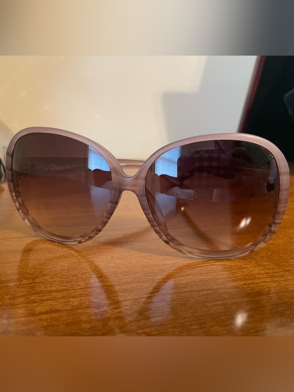 Never Worn: Phillip Lim Women’s Oversized Sunglasses - Taupe